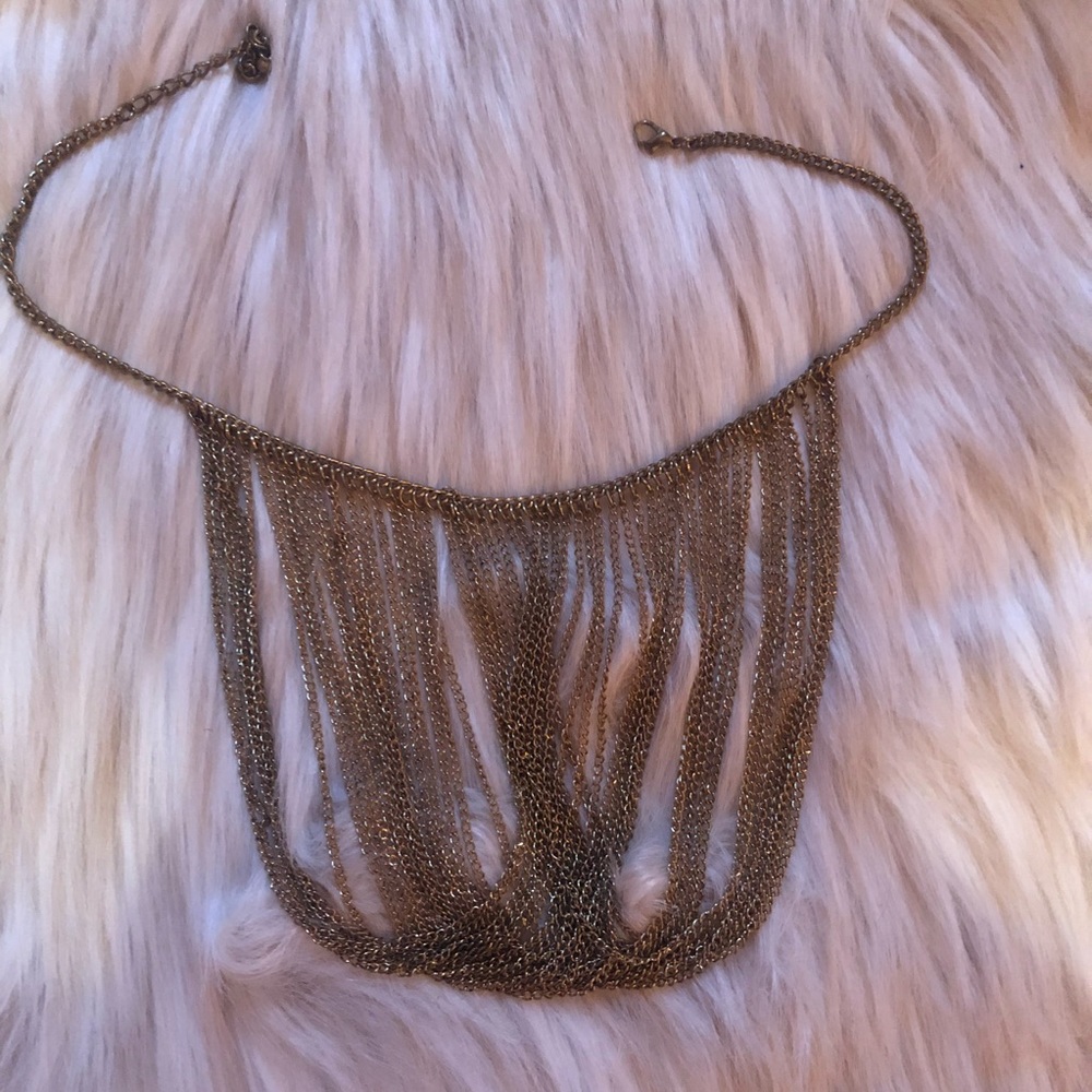 Beautiful fringe necklace